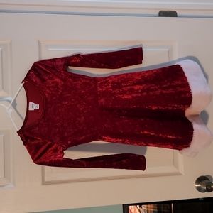 Velvet Dress Girls size 7/8 (M)